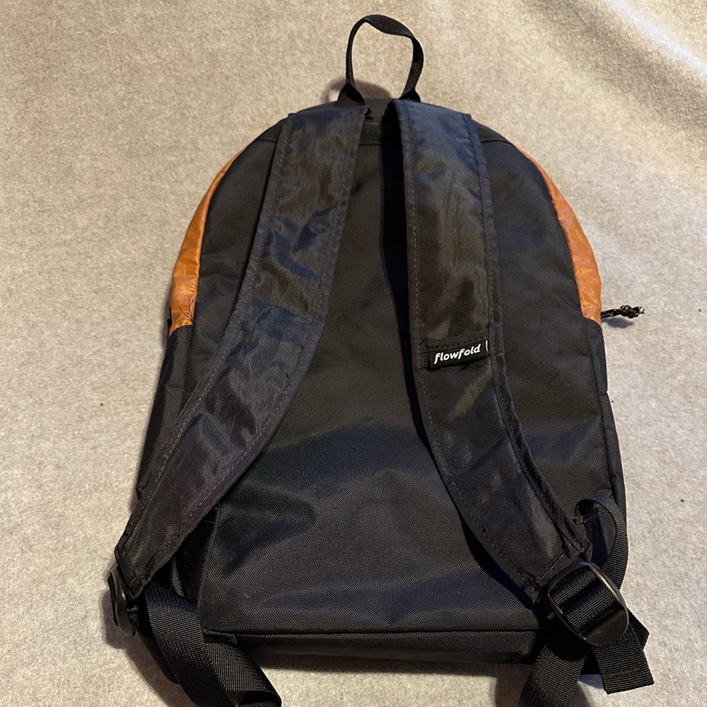Sea Bag vintage purple and orange back pack - Picture 3 of 4